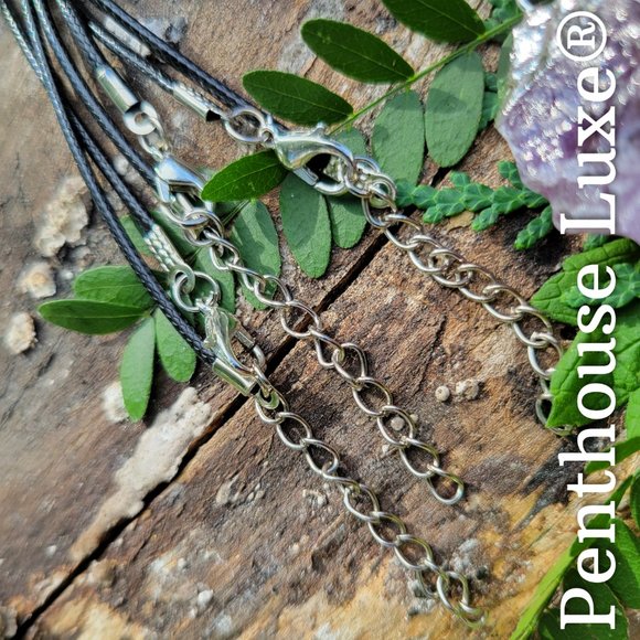 REAL Amethyst Quartz Silver Pendant Necklace - Picture 4 of 6